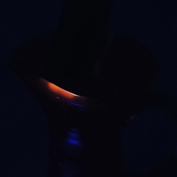 Vintage Kanawha Amberina Small Crackled Glass Pitcher With Cadmium It Glows - Picture 13 of 13